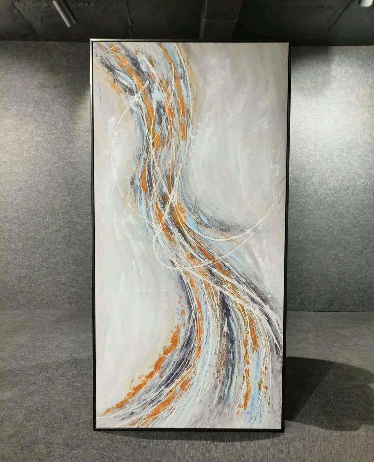 Abstract Textured Handmade Painting & Wall Art (80 x 160 CM)