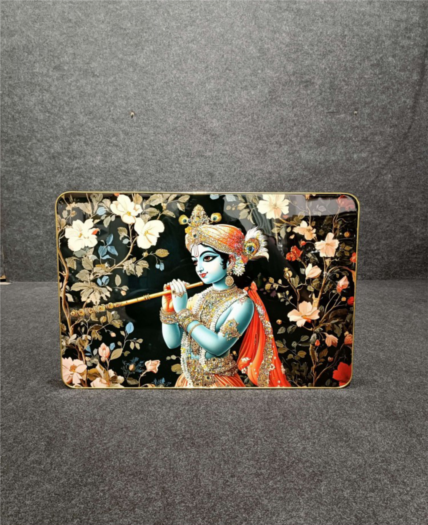 Lord Krishna Crystal Glass Painting (40x60 CM)
