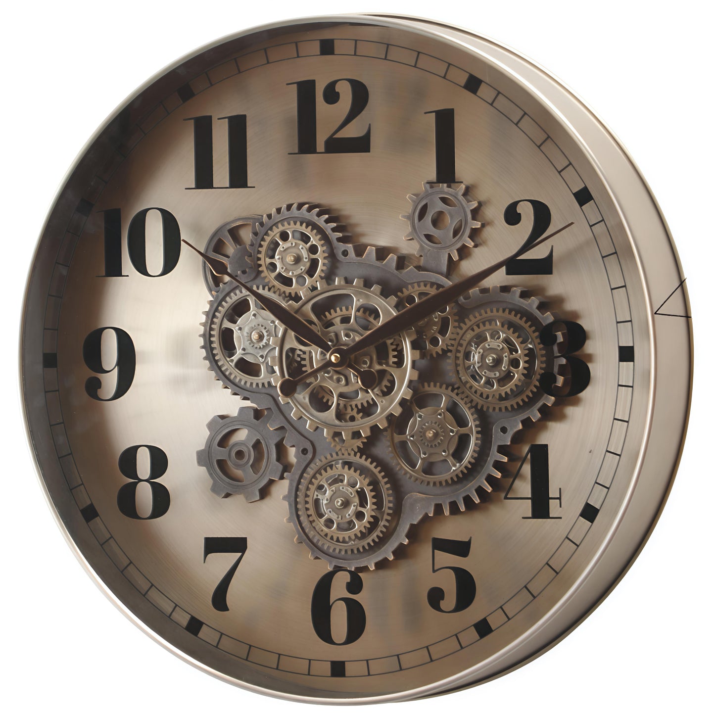 Industrial Metal Gear Wall Clock– 60 CM Vintage Mechanical Design