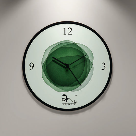 CIRCLES OF PROSPERITY WALL CLOCK