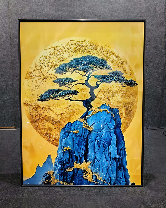 Modern Crystal Wall Paintings With Aluminium Framing (60 X 80 CM)
