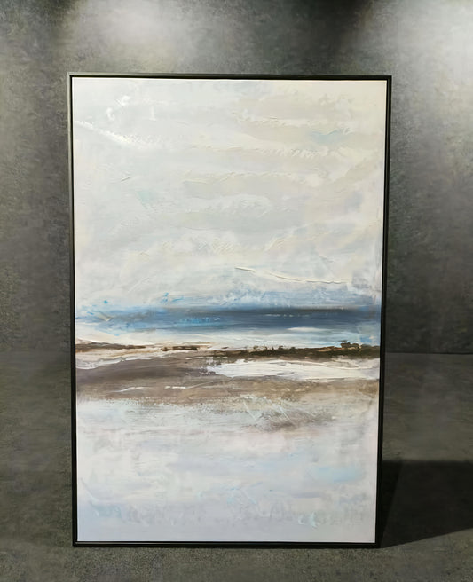 Handmade Coastal Serenity Painting & Wall Art (80 x 120 CM)
