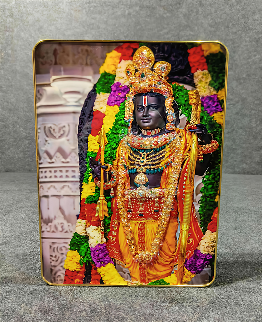 Shree Ram Lala Crystal Glass Painting (60x80 CM)