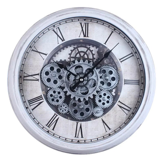 Designer Gear Wall Clock For living rooms, bedrooms, kitchens, or office (43 CM)